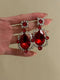 Women's Retro Exaggerated Necklace & Earrinngs Jewelry Set