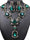 Women's Retro Exaggerated Necklace & Earrinngs Jewelry Set