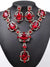 Women's Retro Exaggerated Necklace & Earrinngs Jewelry Set