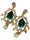 Stylish Necklace Earrinngs Jewelry Set with Delicated Rhinestone