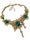 Stylish Necklace Earrinngs Jewelry Set with Delicated Rhinestone