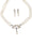 Elegant Women's White Pearl Earrings Necklace Set