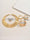 Gold Sparkling Geometric Line Minimalist Necklace Earrings Jewelry Set