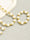 Women's High-End Necklace Earrings Bracelet Jewelry Set with Pearls