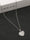 Vintage Heart-Shape Micro-Pave Zirconia Earrings and Pendant Necklace Set