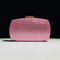 Alloy Solid Color Glitter Crystals Clutch Women's Handbags