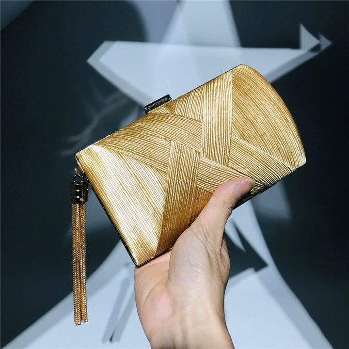 Elegant Tassel Clutch Women&