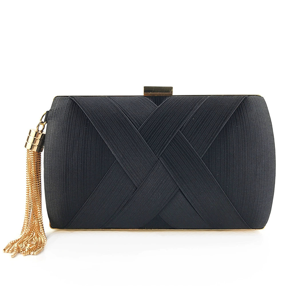 Elegant Tassel Clutch Women&