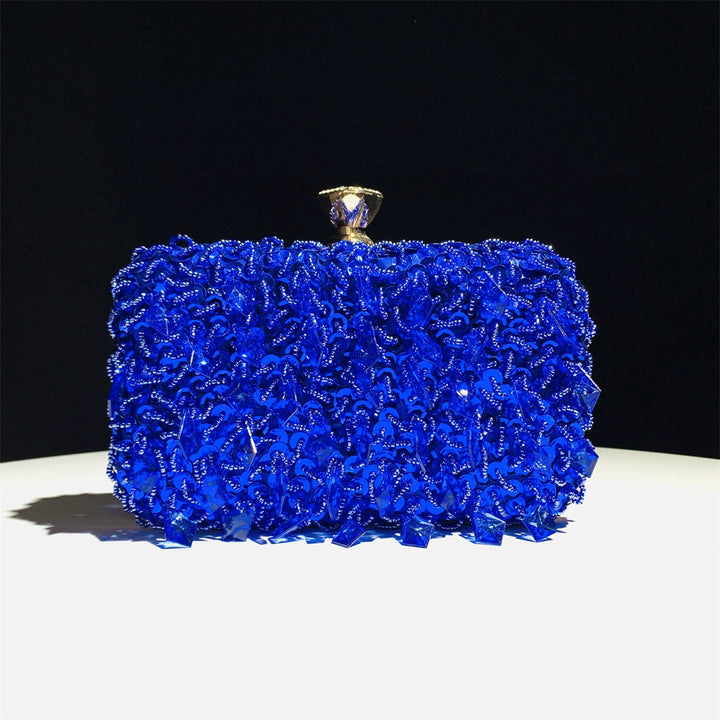 Delicate Shining Beading Clutch Women&