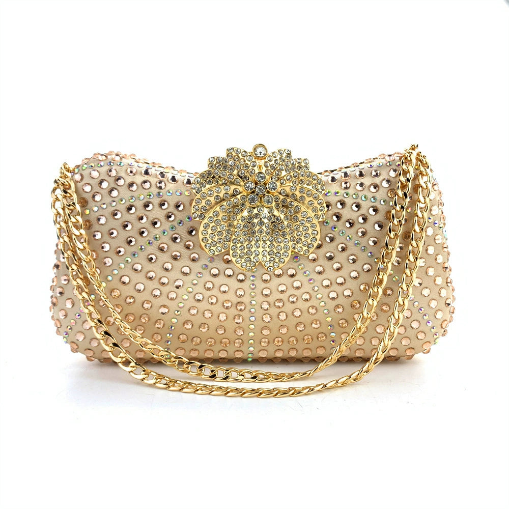Alloy Gorgeous Rhinestone Clutch Women&