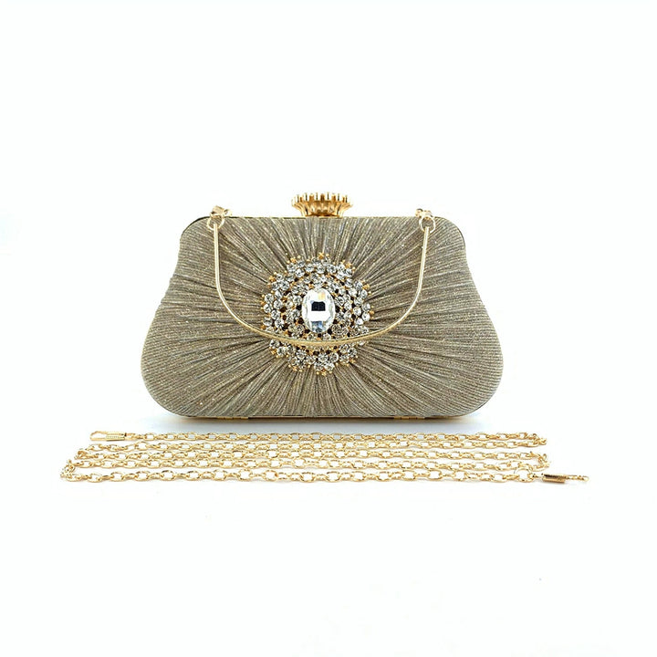 Delicate Gorgeous Diamond Clutch Women&