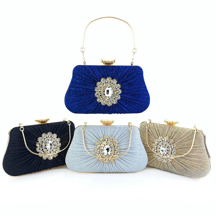 Delicate Gorgeous Diamond Clutch Women&