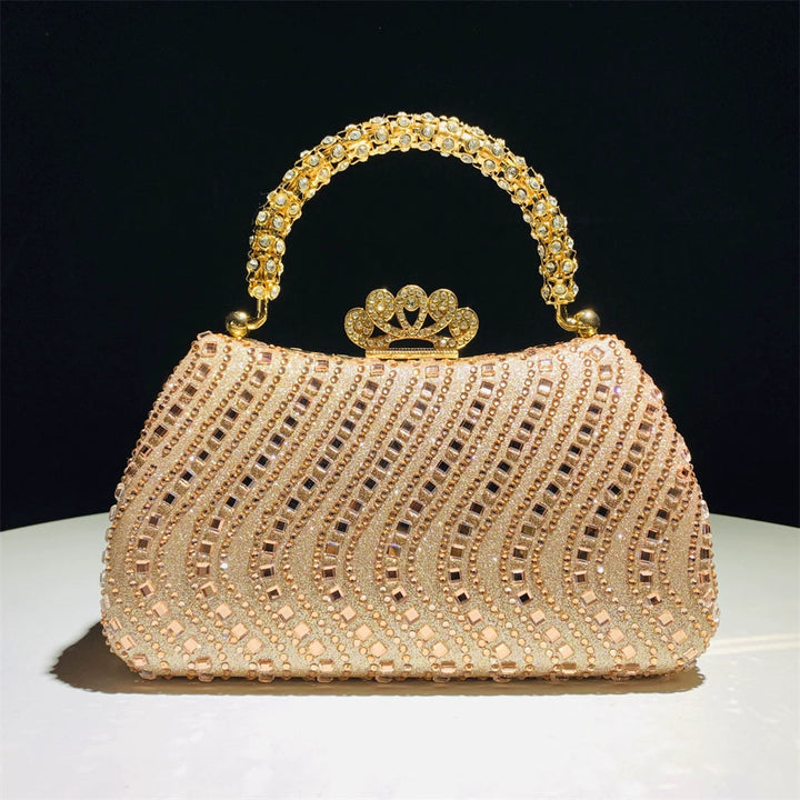 Shining Beading Diamond Clutch Women&