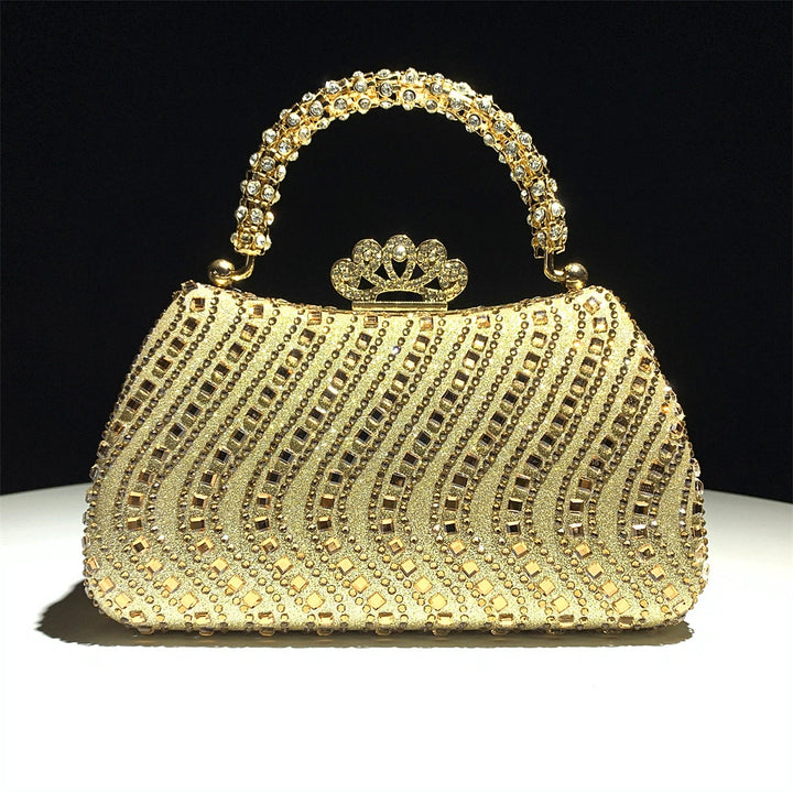 Shining Beading Diamond Clutch Women&