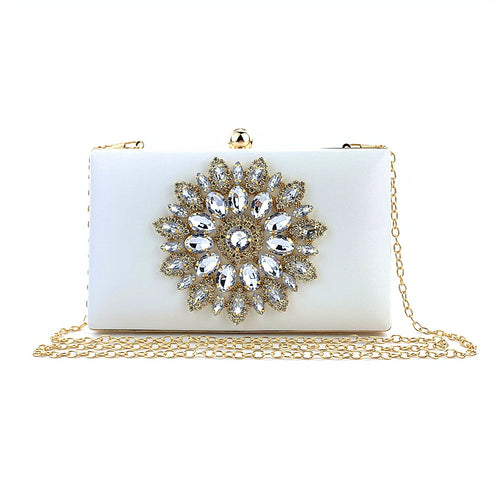 Delicate Gorgeous Rhinestone Clutch Unique Handbags