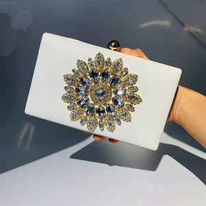 Delicate Gorgeous Rhinestone Clutch Unique Handbags