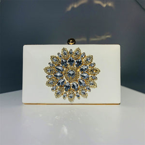 Delicate Gorgeous Rhinestone Clutch Unique Handbags