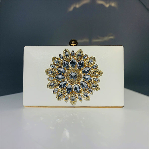 Delicate Gorgeous Rhinestone Clutch Unique Handbags