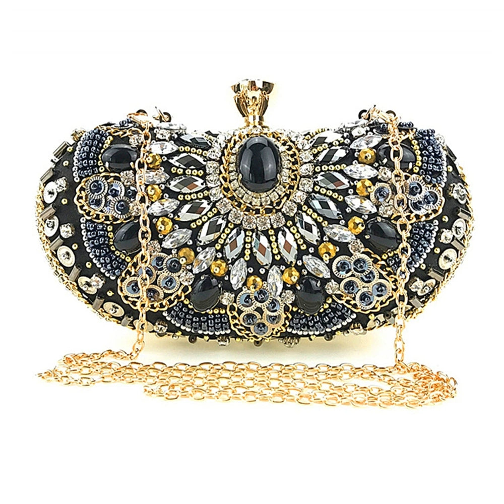 Shining Rhinestone Clutch Women&