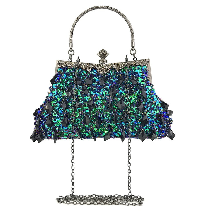 Delicate Gorgeous Beading Clutch Women&