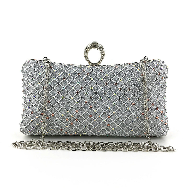 Delicate Rhinestone Clutch Women&