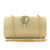 Alloy Solid Color Sparkly Leaf Clutch Women's Handbags