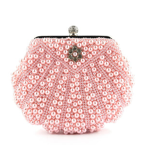 Lovely Shining Pearls Clutch Unique Handbags