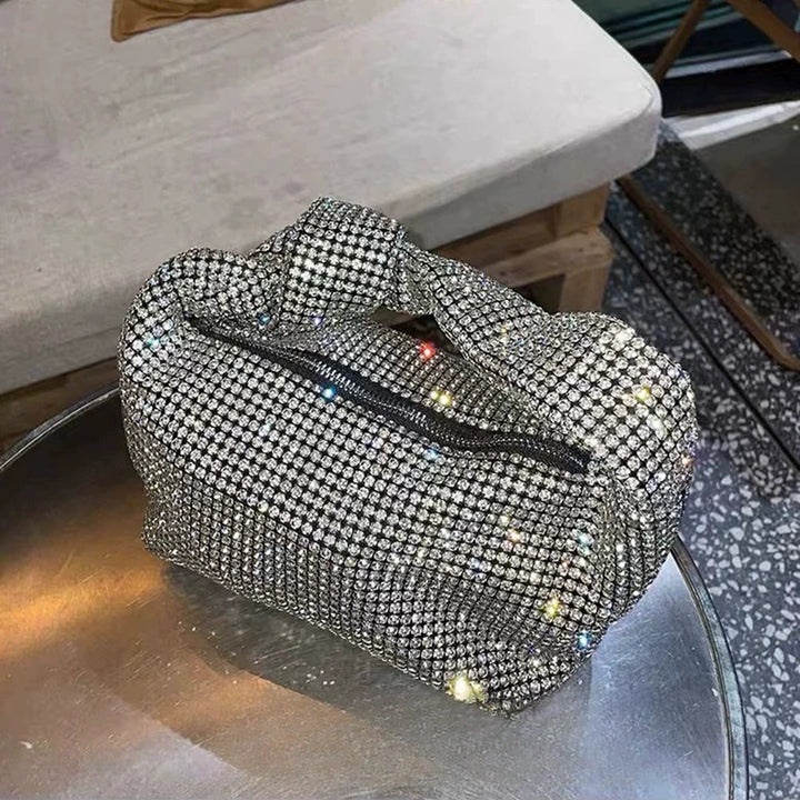 Charming Gorgeous Rhinestone Clutch Women&