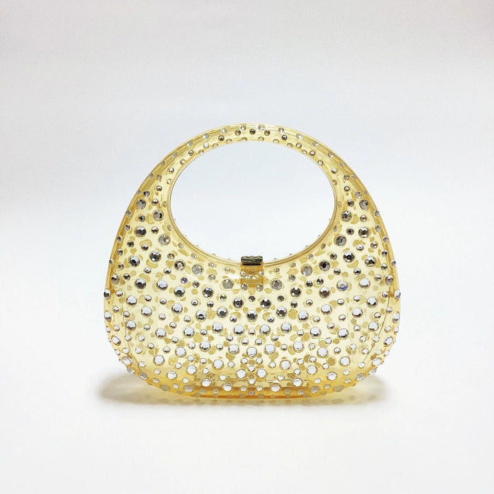 Charming Rhinestone Clutch Women&