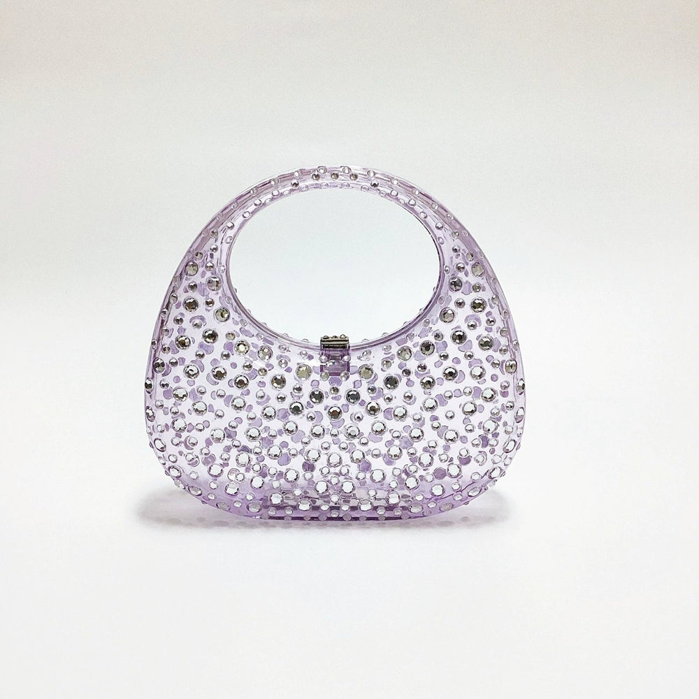 Charming Rhinestone Clutch Women&