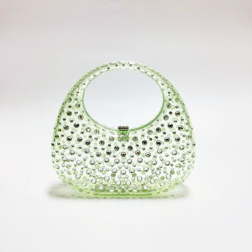 Charming Rhinestone Clutch Women&
