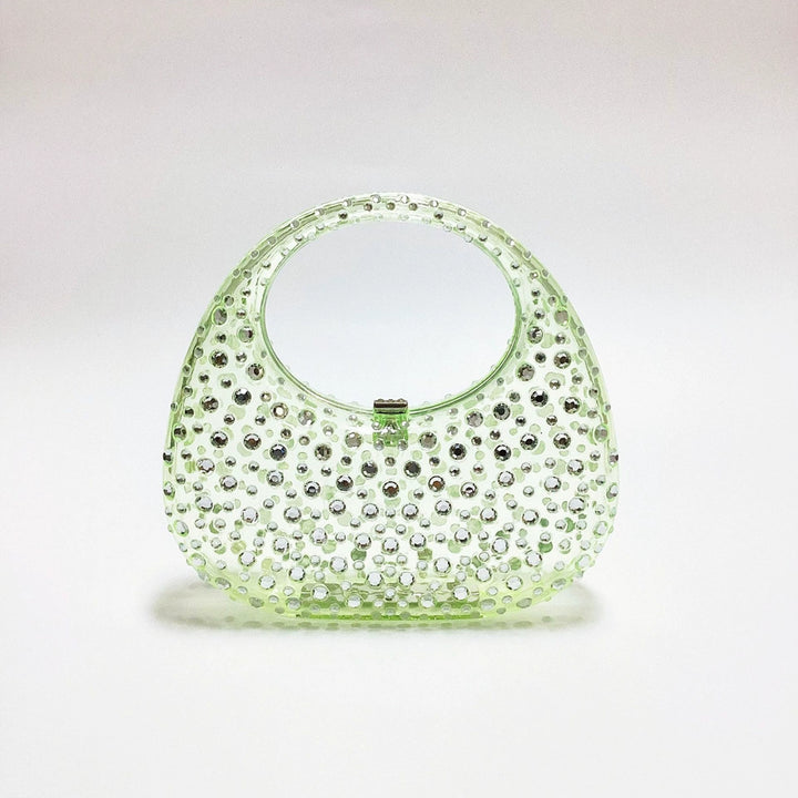 Charming Rhinestone Clutch Women&