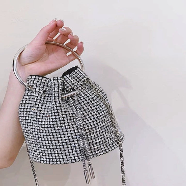 Charming Gorgeous Rhinestone Clutch Women&