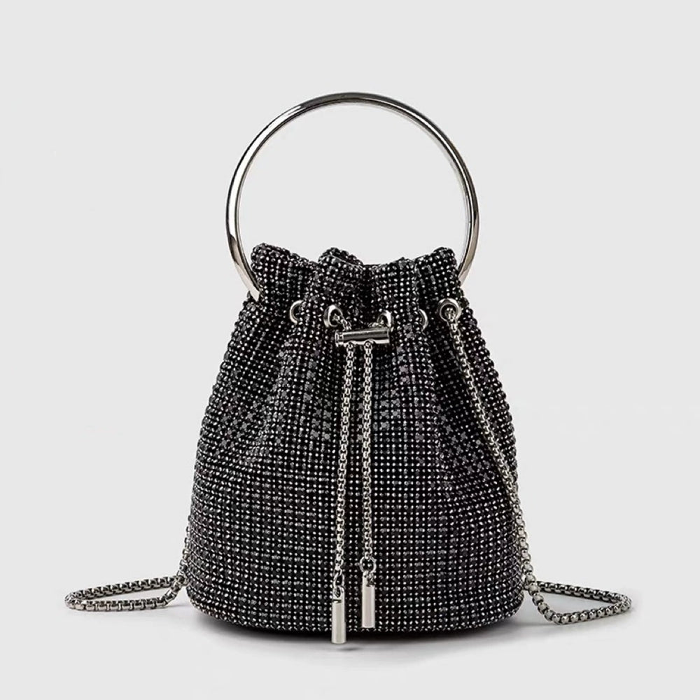 Charming Gorgeous Rhinestone Clutch Women&