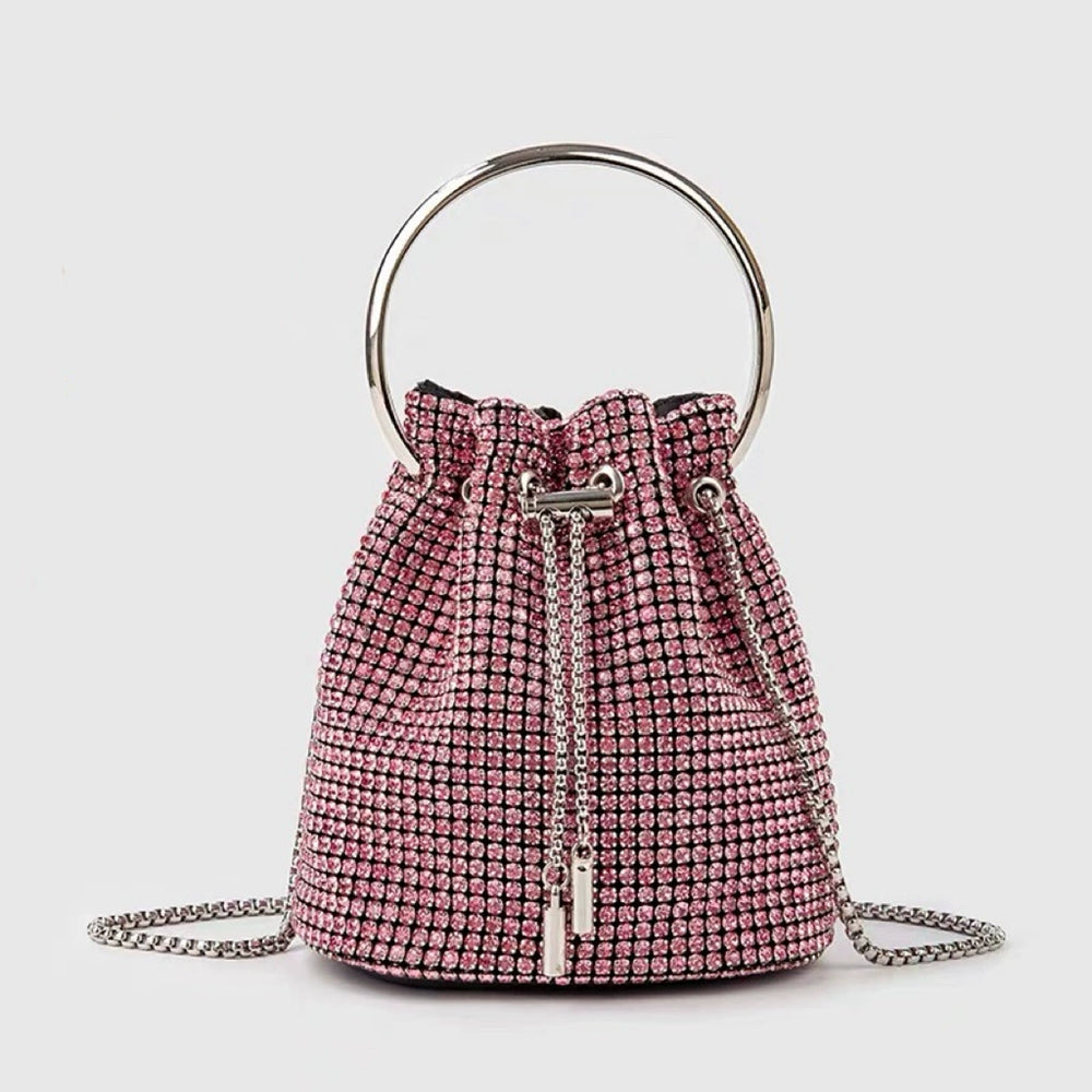 Charming Gorgeous Rhinestone Clutch Women&