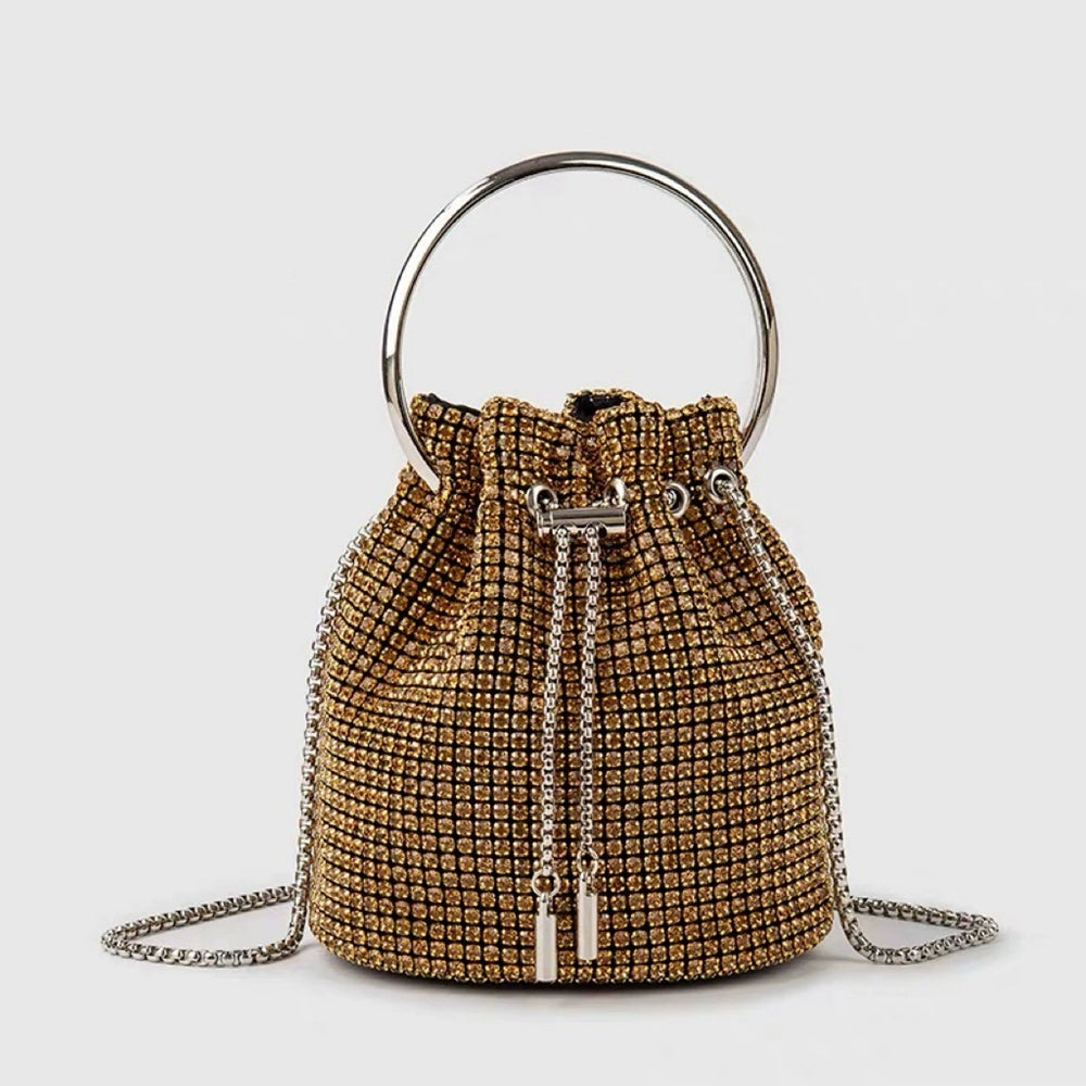 Charming Gorgeous Rhinestone Clutch Women&