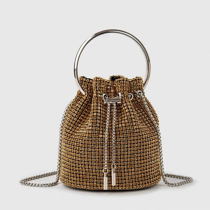 Charming Gorgeous Rhinestone Clutch Women&