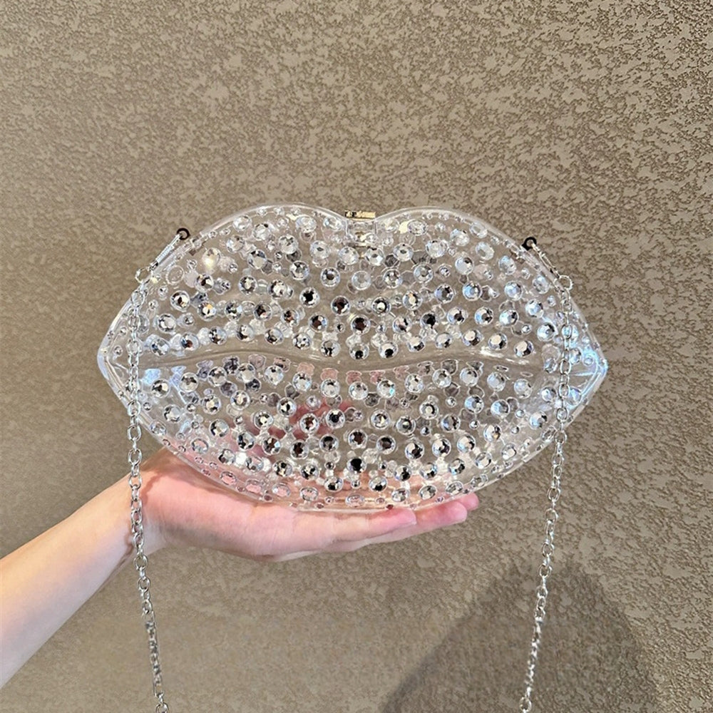 Lovely Gorgeous Crystal Clutch Women&