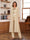 Chiffon Scoop 3/4 Sleeves 3 Pieces Pantsuits with Sequins & Jacket