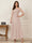 A-Line/Princess Scoop Half Sleeves Ankle-Length Mother of the Bride Dresses with Appliques