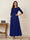 A-Line/Princess Scoop Half Sleeves Ankle-Length Mother of the Bride Dresses with Appliques