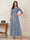 A-Line/Princess Scoop Half Sleeves Ankle-Length Mother of the Bride Dresses with Appliques