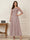 A-Line/Princess Scoop Half Sleeves Ankle-Length Mother of the Bride Dresses with Appliques