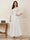 A-Line/Princess Scoop Half Sleeves Ankle-Length Mother of the Bride Dresses with Appliques
