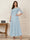 A-Line/Princess Scoop Half Sleeves Ankle-Length Mother of the Bride Dresses with Appliques