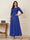 A-Line/Princess Scoop Half Sleeves Ankle-Length Mother of the Bride Dresses with Appliques