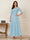 A-Line/Princess Scoop Half Sleeves Ankle-Length Mother of the Bride Dresses with Appliques