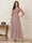 A-Line/Princess Scoop Half Sleeves Ankle-Length Mother of the Bride Dresses with Appliques