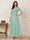 A-Line/Princess Scoop Half Sleeves Ankle-Length Mother of the Bride Dresses with Appliques