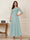 A-Line/Princess Scoop Half Sleeves Ankle-Length Mother of the Bride Dresses with Appliques